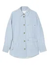 Oof Wear Gestreifte Jacke In Blau