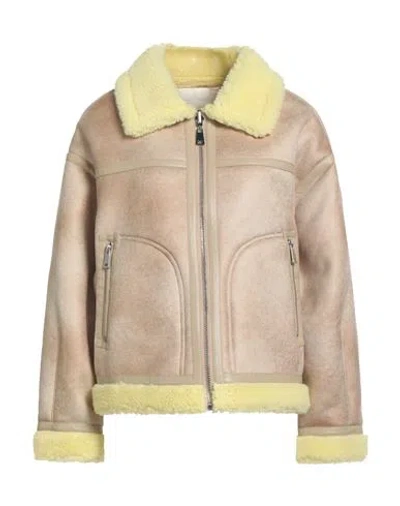 Oof Wear The Shapes' Lab Woman Jacket Beige Size M Polyester