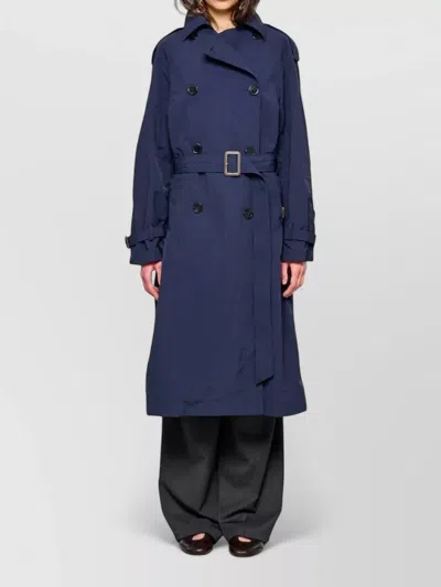 Oof Wear Trench Coat Nylon Belted Waist Epaulettes