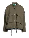 Oof Denim Outerwear In Green