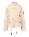 Oof Denim Outerwear In Beige