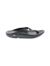 Oofos Flip Flops In Black