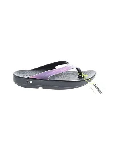 Oofos Flip Flops In Purple