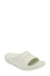 Oofos Gender Inclusive Ooahh Slide Sandal In Cosmic Grey