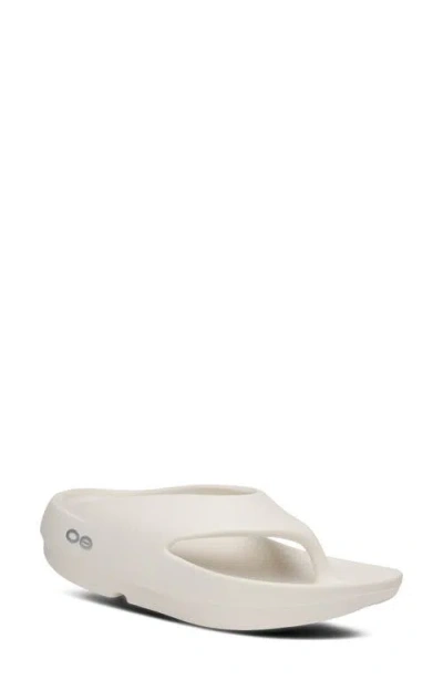 Oofos Gender Inclusive Ooriginal Flip Flop In Gray