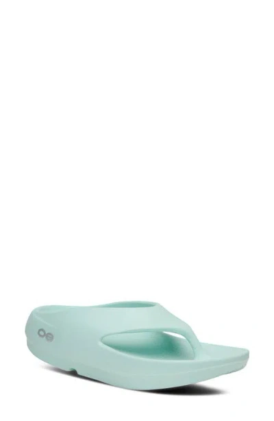 Oofos Gender Inclusive Ooriginal Flip Flop In Green