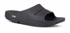 Oofos Gender Inclusive Ooahh Slide Sandal In Black