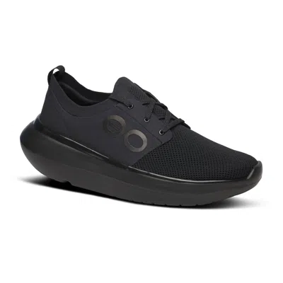 Oofos Men's Oomy Stride Shoe In Black In Multi