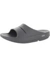 OOFOS OOAHH CUT-OUT FLEXIBLE SLIDE SANDALS