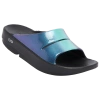 Oofos Ooahh Luxe Slide In Blue/black