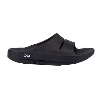 Oofos Ooahh Sandals Black 1100-blk Men's