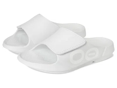Oofos Ooahh Sport Flex Running Shoes White :