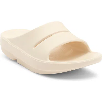 Oofos Ooahh Sport Slide Sandal In Neutral