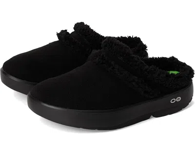 Oofos Oocoozie 5274blk Mule Women's Us 9 Black Round Toe Comfort Shoes Khd2535