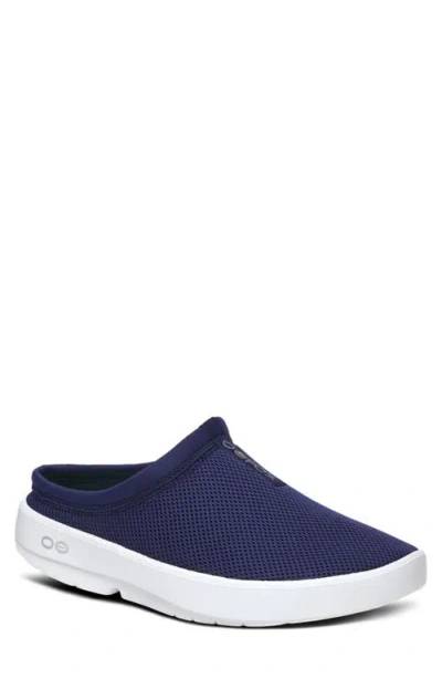 Oofos Oocoozie Sport Workhorse Recovery Mule In Blue