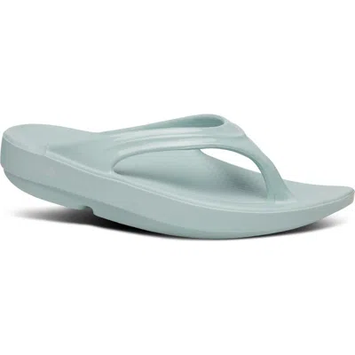 Oofos Oolala Flip Flop In Gray