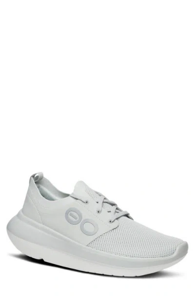 Oofos Oomy Stride Sneaker In Gray