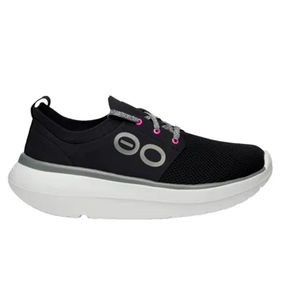 Oofos Oomy Stride White / Black 5077-whtblk Women's