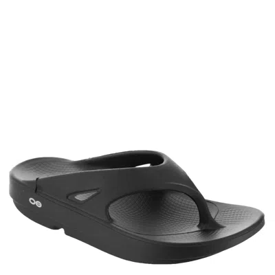 Oofos Ooriginal 1000-blk Recovery Sandal Men Black Toe Post Flip Flop Ups1367