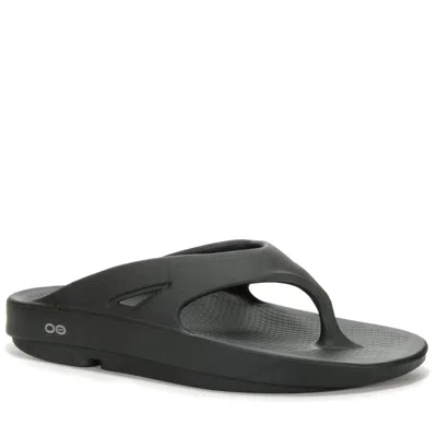 OOFOS OOFOS OORIGINAL FLIP FLOPS UNISEX BLACK SLIP ON COMFORT SANDALS GAL873