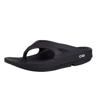 Oofos Ooriginal Recovery Sandal Black Ooriginal-blk Men's
