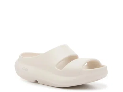 Oofos Ooyea Slide Sandal In Gray
