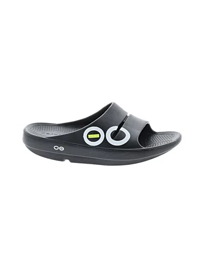Oofos Sandals In Black