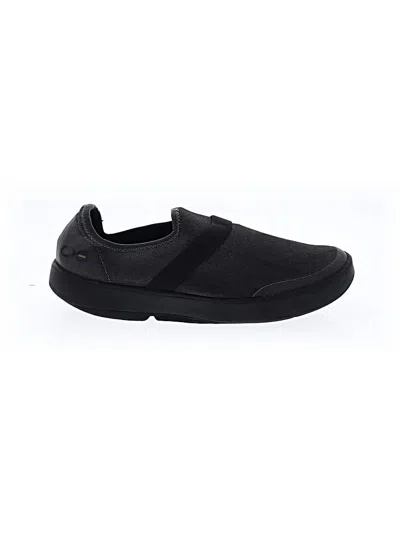 Pre-owned Oofos Sneakers In Black