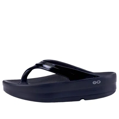 Oofos (wmns)  Oolala Oomega Sandal 'black' In Blue