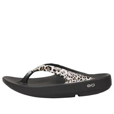 OOFOS (WMNS) Oofos OOlala Sandal 'Leopard'