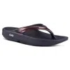 OOFOS WOMEN'S OOLALA LUXE THONG SANDAL IN CABERNET