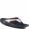 OOFOS WOMEN'S OOLALA LUXE THONG SANDAL IN ROSE SPARKLE
