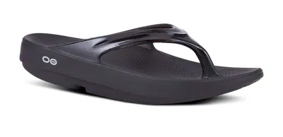 Oofos Women's Oolala Sandal In Black