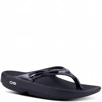 Oofos Oolala Limited Sandal In Black/black