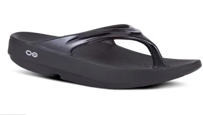 Oofos Oolala Limited Sandal In Black/black