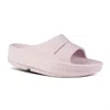 Oofos Oomega Ooahh Slide Sandal In Pink