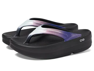 Oofos Women's Oomega Oolala Luxe Women's Shoes Calypso: 7 M In Purple
