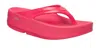 Oofos Women's Oomega Oolala Sandal In Neon Berry In Multi