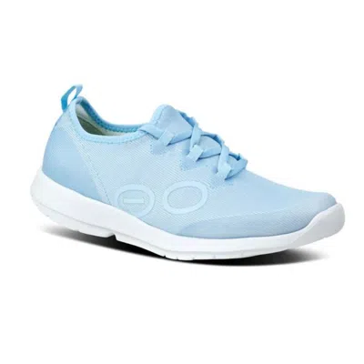 Oofos Women's Oomg Sport Low Shoes In Carolina Blue In Multi