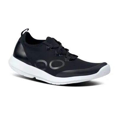 Oofos Women's Oomg Sport Ls Shoe In White/black