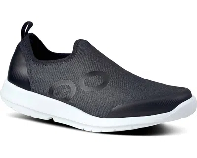 OOFOS WOMEN'S OOMG SPORT SHOE IN BLACK WHITE