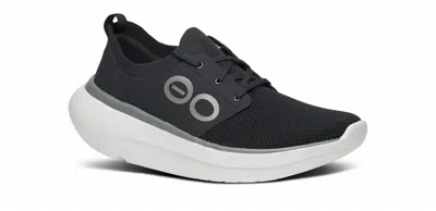 Oofos Women's Oomy Stride Sneakers In Black/white In Multi