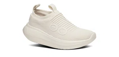 Oofos Women's Oomy Zen Slip-on Shoes In Chalk / White
