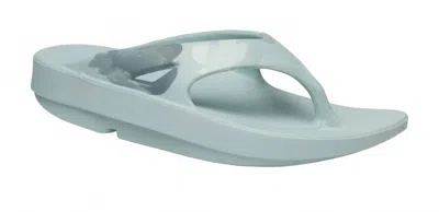 Oofos Women's Ooriginal Limited Sandal In Mist Breeze In Blue
