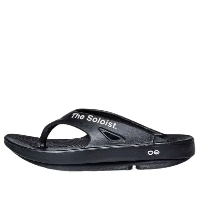 Oofos X Takahiromiyashita The Soloist Listen To The Soloist Flip-flop 'black'