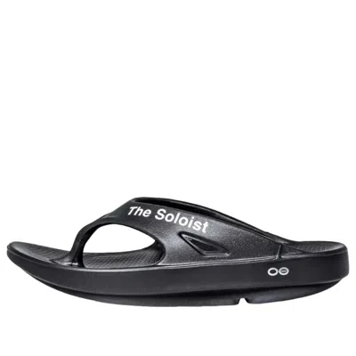 Oofos X Takahiromiyashita The Soloist The Sound Of The Soloist Flip-flop 'black'