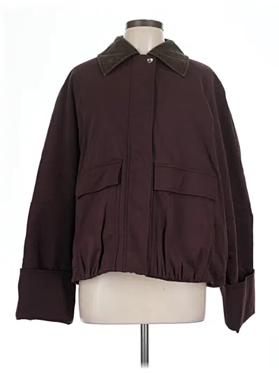 Pre-owned Oofwear Jacket In Burgundy
