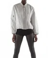 Oofwear Memory Nylon Bomber Jacket In Digital Grey In White
