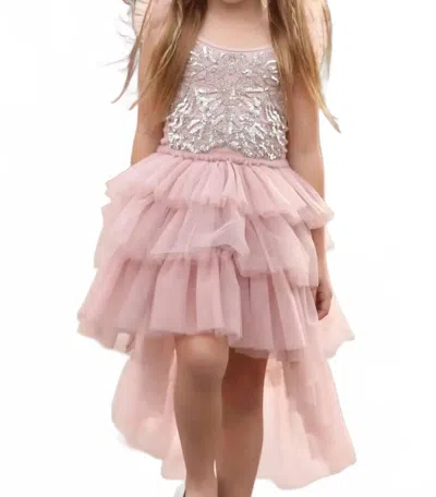 Ooh La Kids' Clara's Delight Dress In Pink
