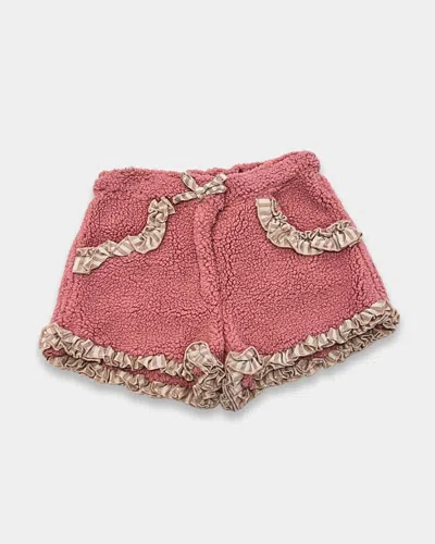 Ooh La Kids' Girls Margo French Shorts In Rose In Pink
